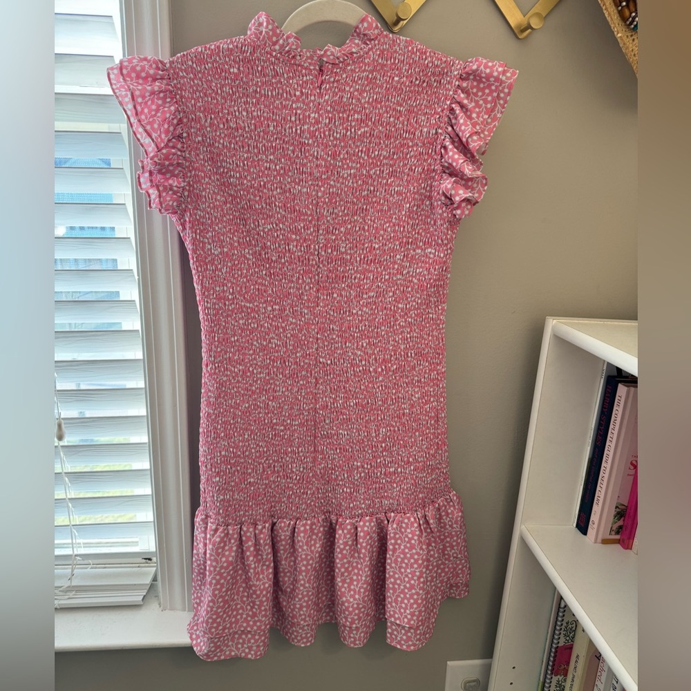 French Connection Elao Verona Crepe Smocked Dress - Picture 4 of 5